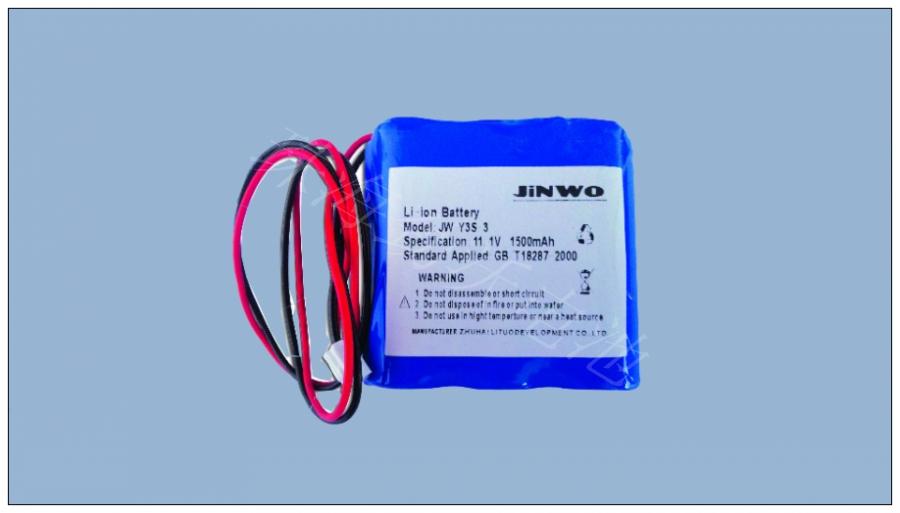 Medical Syringe Pump Battery 11.1V Li-ion Battery 1500MAH